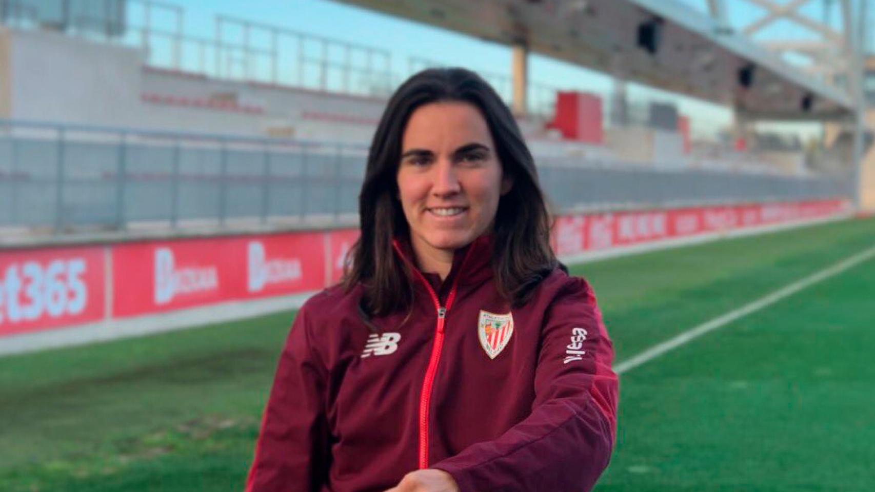 Eunate Arraiza, jugadora sorda del Athletic Club