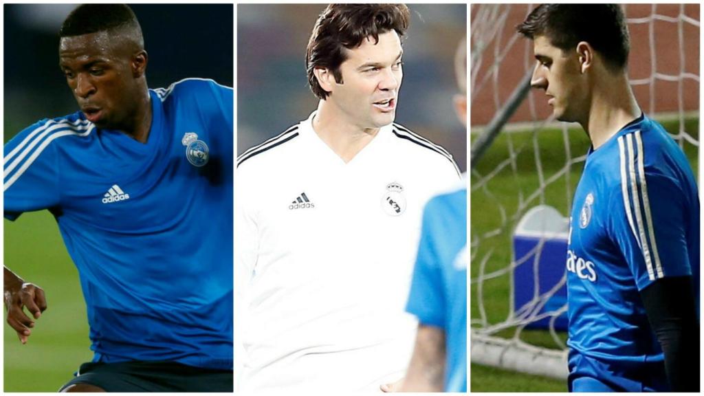 Vinicius, Solari y Courtois