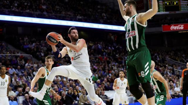 Rudy Fernández en el partido contra Panathinaikos