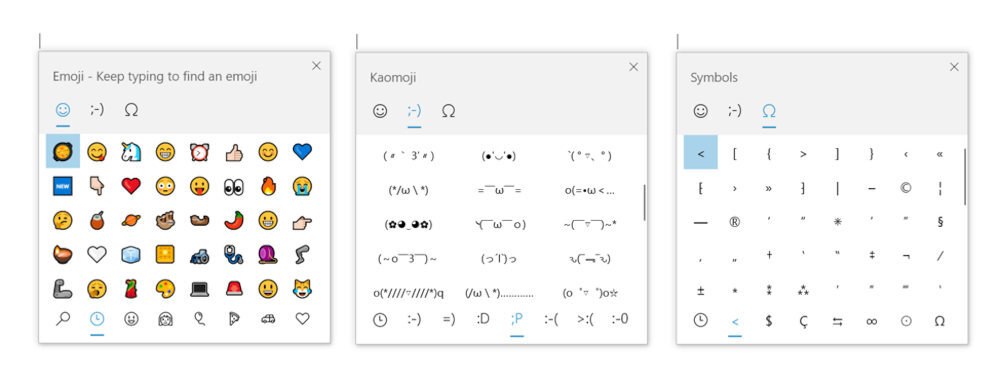 windows 10 kaomoji 1