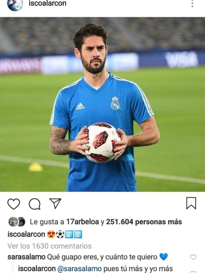 Isco y Sara Sálamo