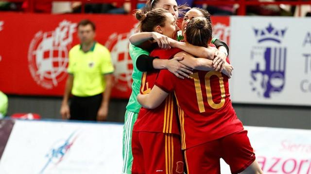 Jugadoras de la selección española de fútbol sala