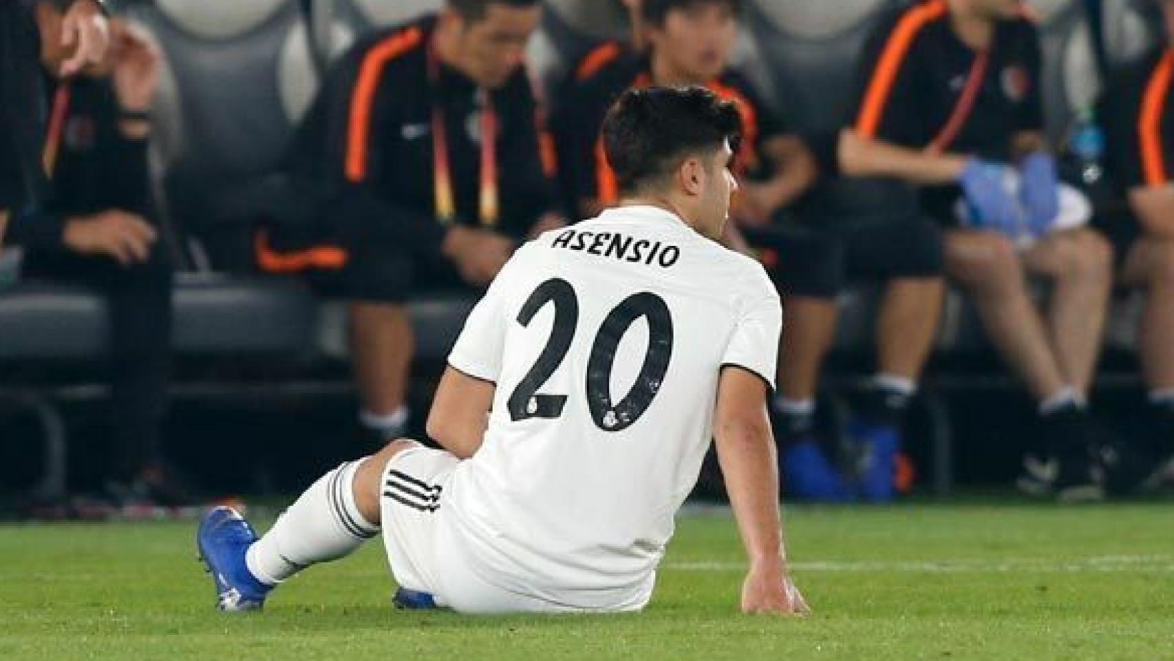 Asensio, lesionado