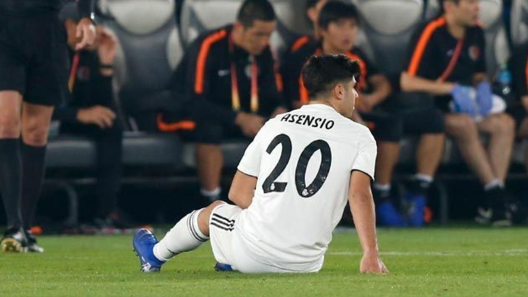 Asensio, lesionado