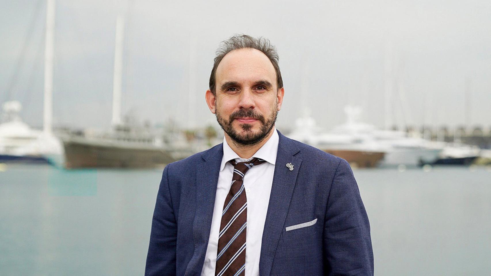 El español Fernando Vilariño, presidente de la Red Europea de Living Labs, en La Marina de Valencia.