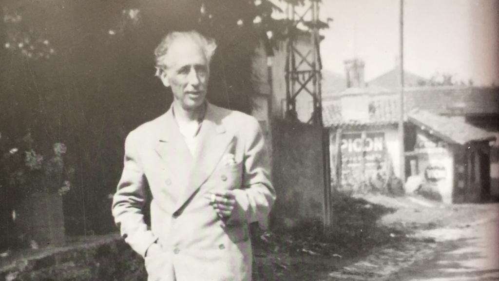 Companys, fotografiado por el policía Pedro Urraca en la frontera con Francia el 29 de agosto de 1940.