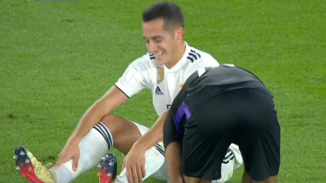 Penalti no pitado sobre Lucas Vázquez