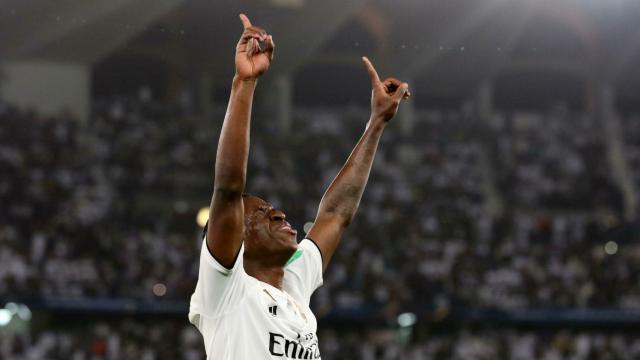 Vinicius Junior celebra 'su' gol en la final de Mundial de Clubes