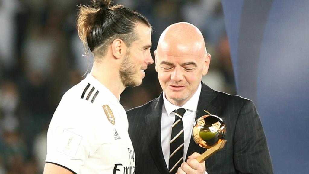 Bale recoge el Balón de Oro del Mundial de Clubes