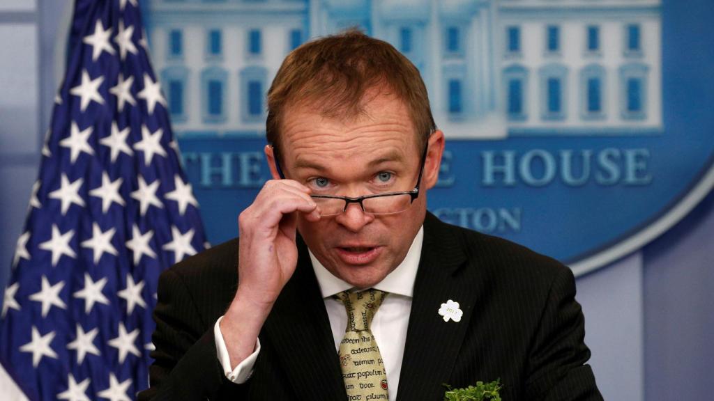 Mick Mulvaney, durante una comparecencia de prensa.