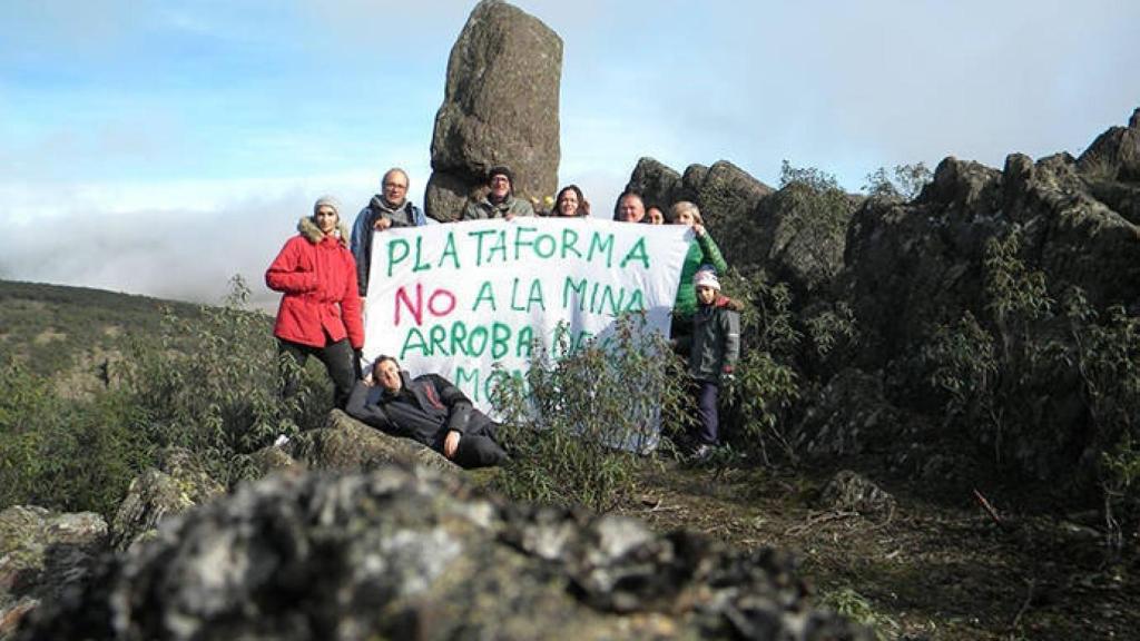 FOTO: Plataforma no a la mina de Arroba