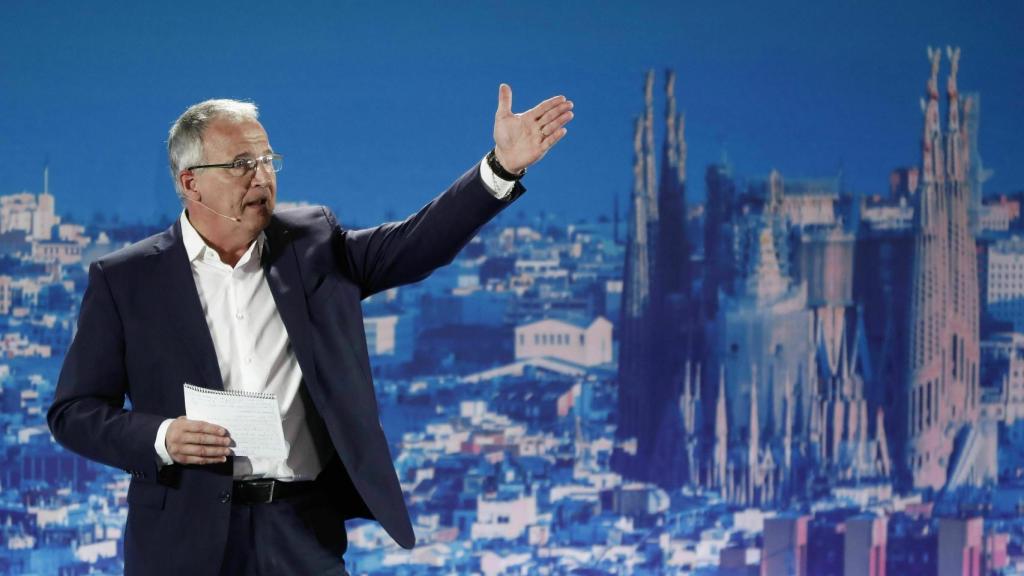 Josep Bou en su acto de presentación.