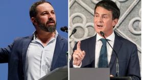 Santiago Abascal y Manuel Valls.