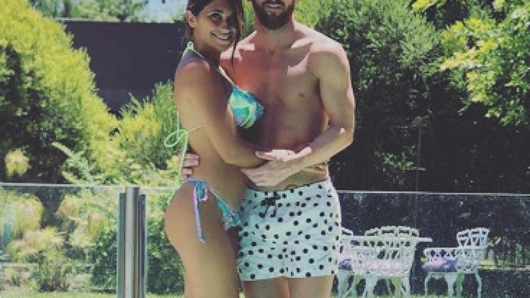 Messi y su mujer Antonella Roccuzzo. Foto: Instagram (@leomessi)