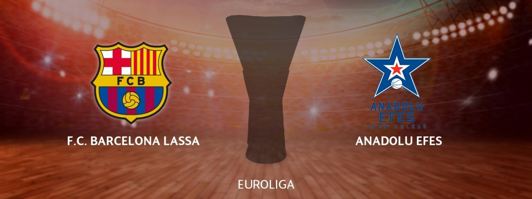 Barcelona Lassa - Anadolu Efes, siga en directo el partido de Euroliga