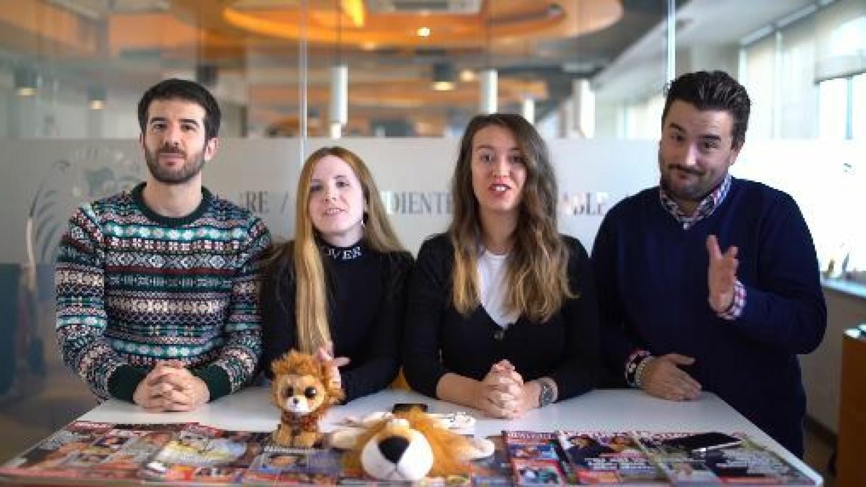 Raúl Rodríguez, Ane Olabarrieta, Cristina Rodrigo y Jesús Carmona.