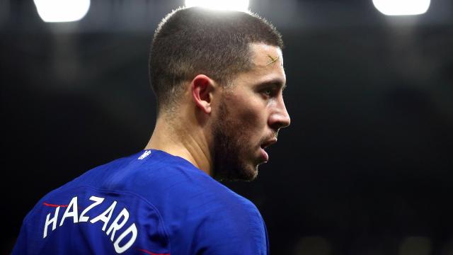 Eden Hazard, en un partido del Chelsea de la Premier League