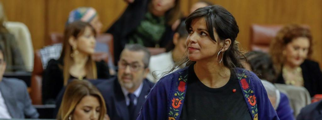 Teresa Rodríguez, líder de Podemos en Andalucía.