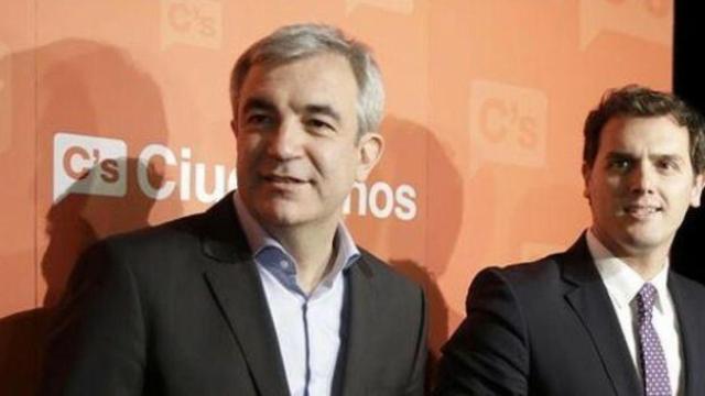 Luis Garicano y Albert Rivera, líder de Ciudadanos.