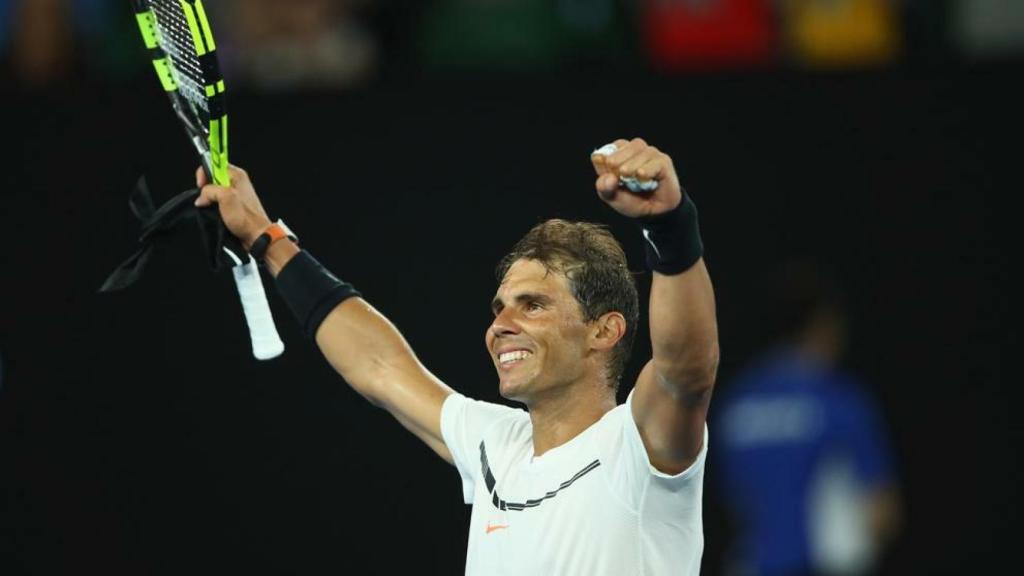 Rafa Nadal en el Abierto de Australia