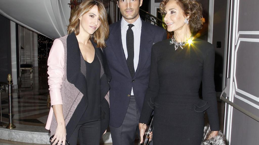 Laura Vecino, Rafa Medina y Naty Abascal.