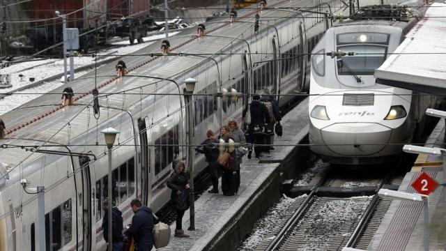 Un tren de alta velocidad.