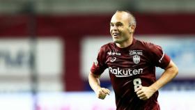 Iniesta, en el Vissel Kobe