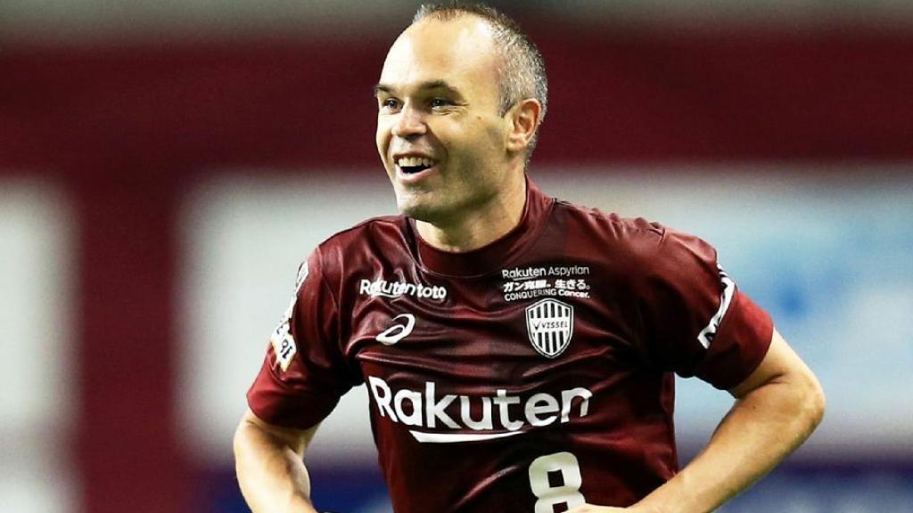 Iniesta, en el Vissel Kobe