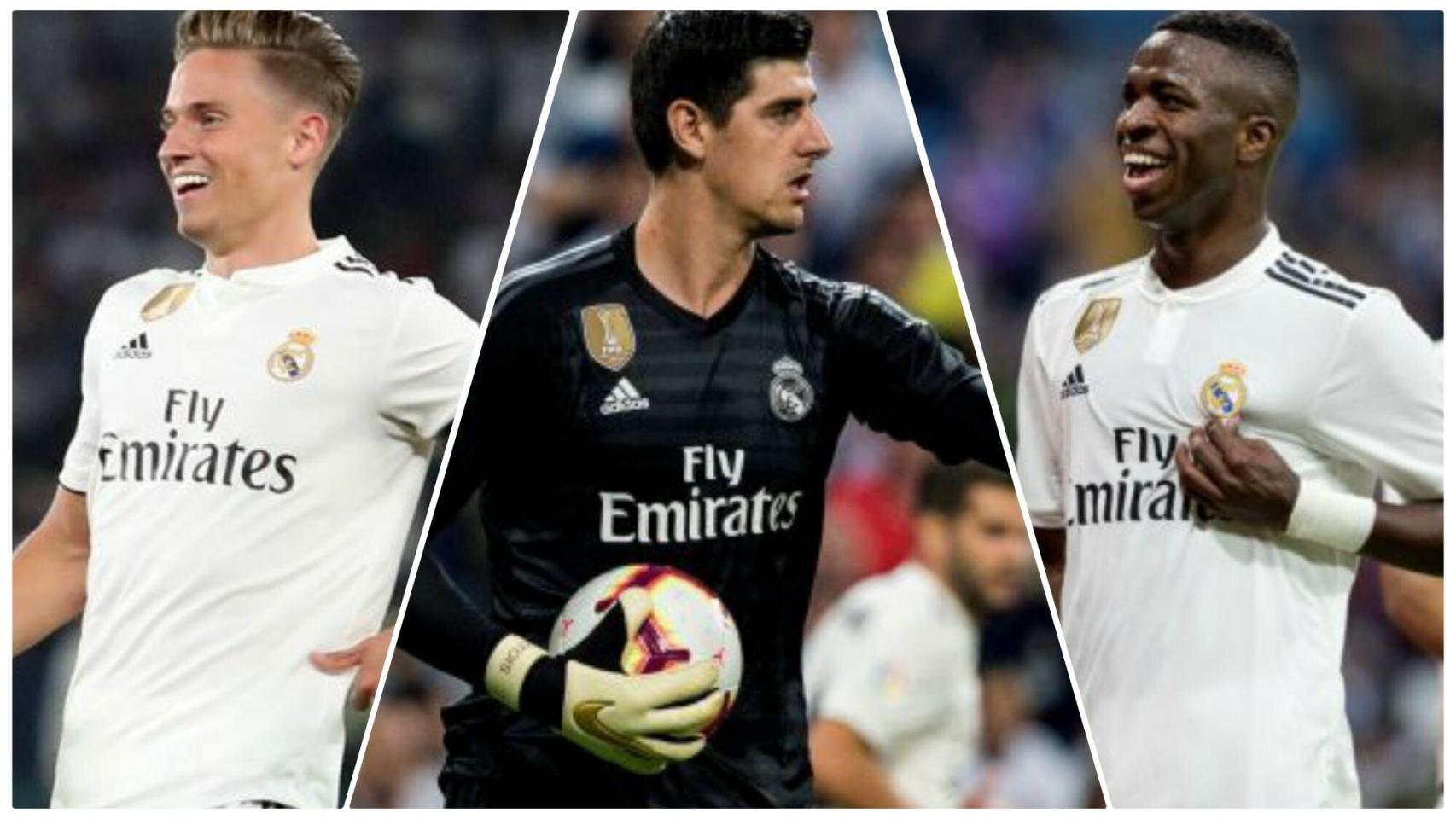 Marcos Llorente, Courtois y Vinicius