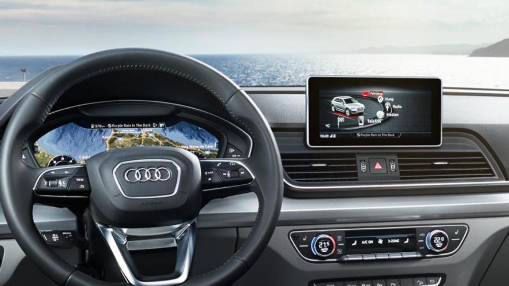 audi coche interior pantalla