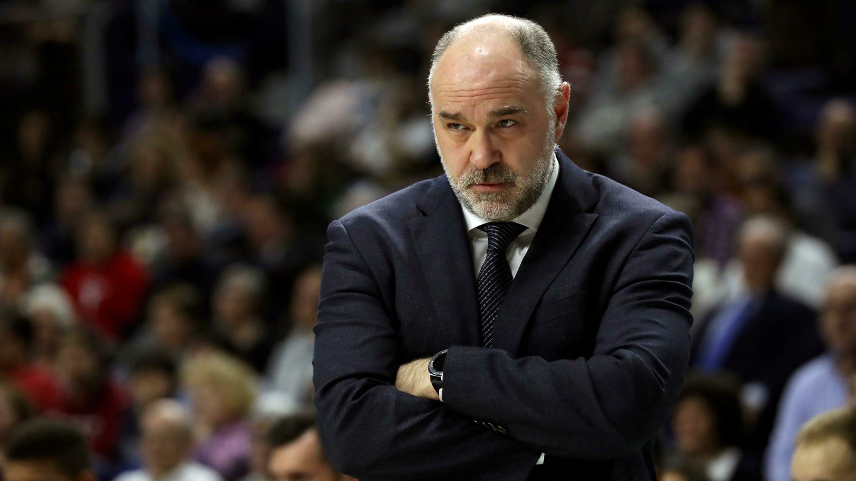 Pablo Laso en el encuentro ante el Maccabi Tel Aviv