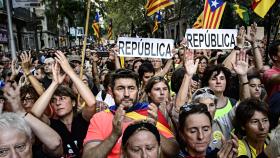 Manifestación independentista.