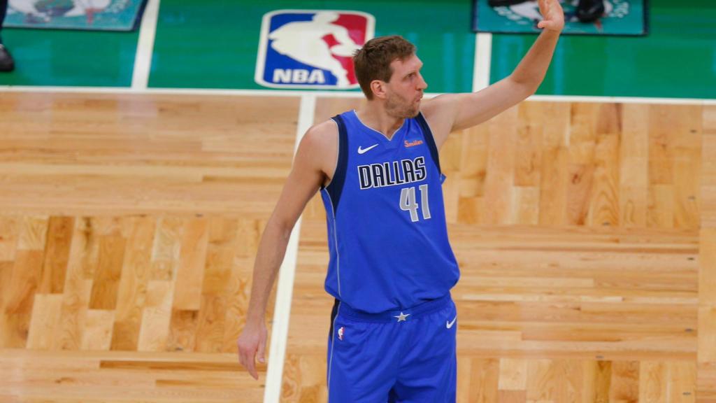 Nowitzki, contra los Boston Celtics