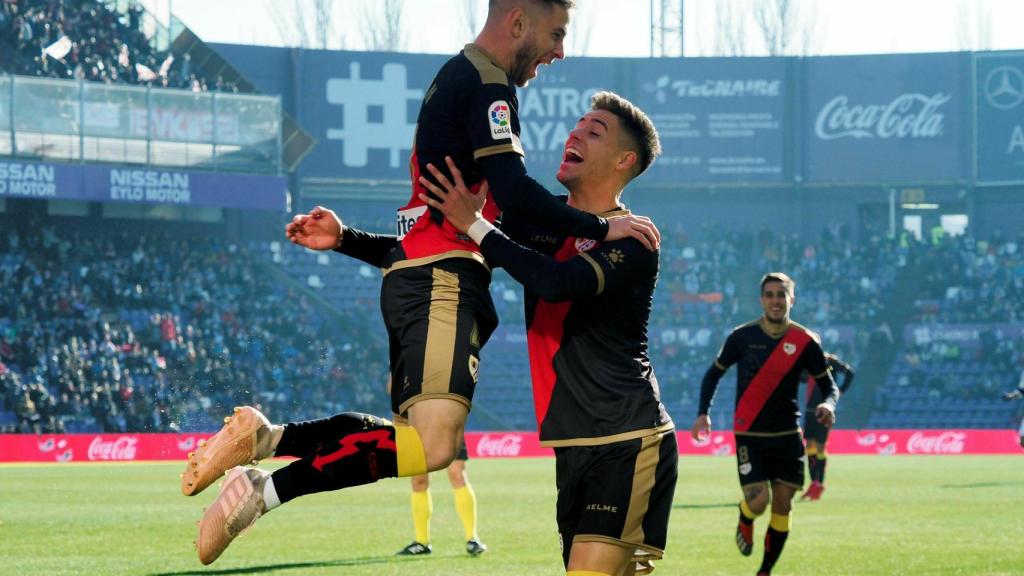 Medrán tras anotar el único gol del partido