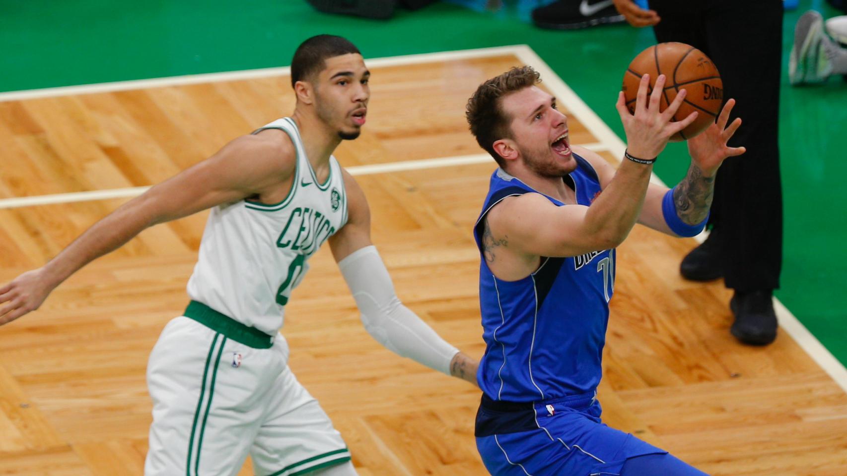 Doncic, contra los Boston Celtics