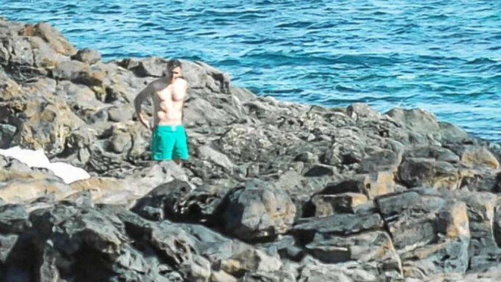 Pedro Sánchez en las costa de Lanzarote