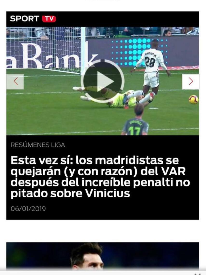 Noticia de Sport