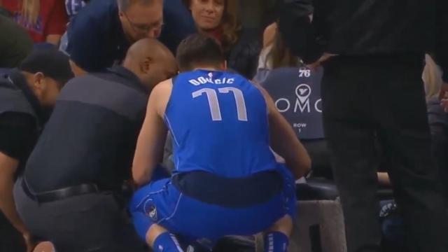 Doncic preocupándose por el cámara