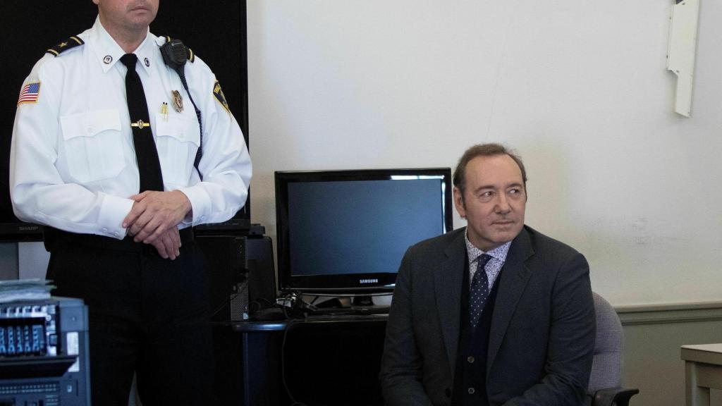 El actor estadounidense Kevin Spacey, este lunes.