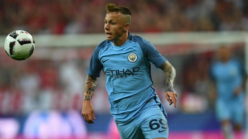 Angeliño en el Manchester City. Foto: mancity.com