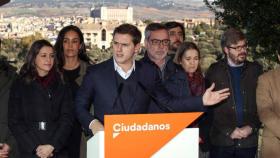 Rivera en un acto de Ciudadanos en Toledo