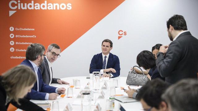 Ejecutiva de Ciudadanos celebrada este martes.