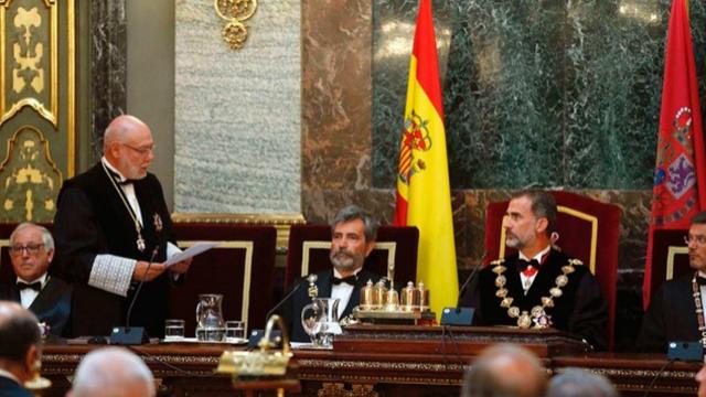 Ceremonia de apertura del año judicial en el Tribunal Supremo el pasado septiembre.