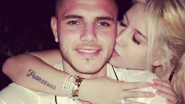 Mauro Icardi y Wanda Nara