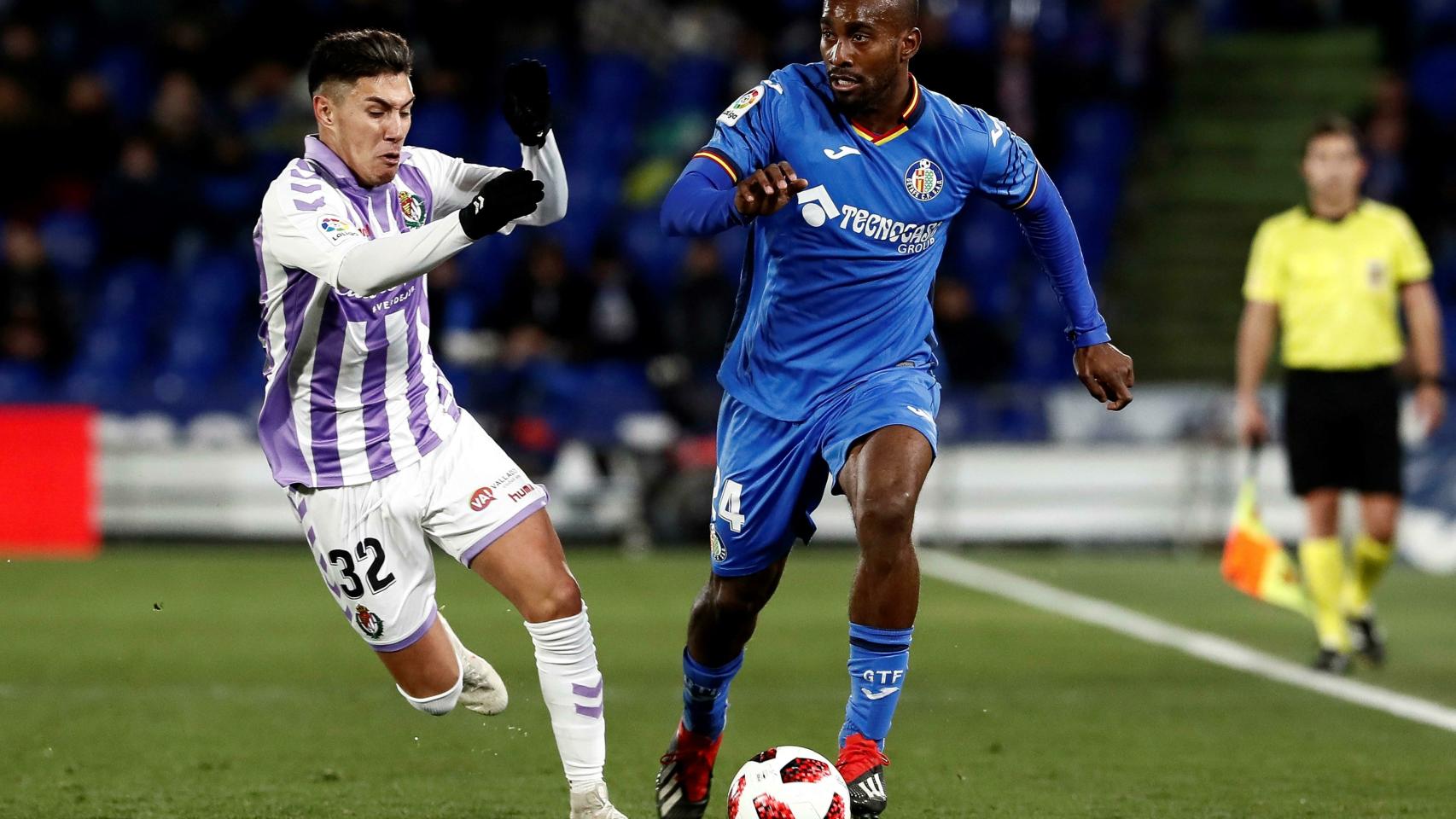 Partido de ida entre el Getafe y el Valladolid