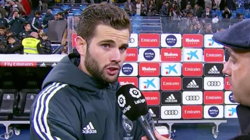 Nacho Fernández, tras el partido de Copa del Rey frente al Leganés