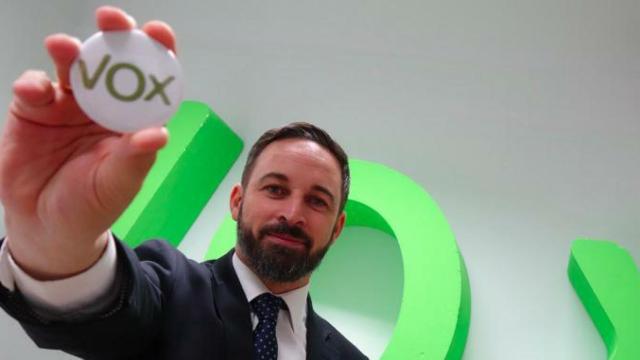 Santiago Abascal, presidente de Vox.