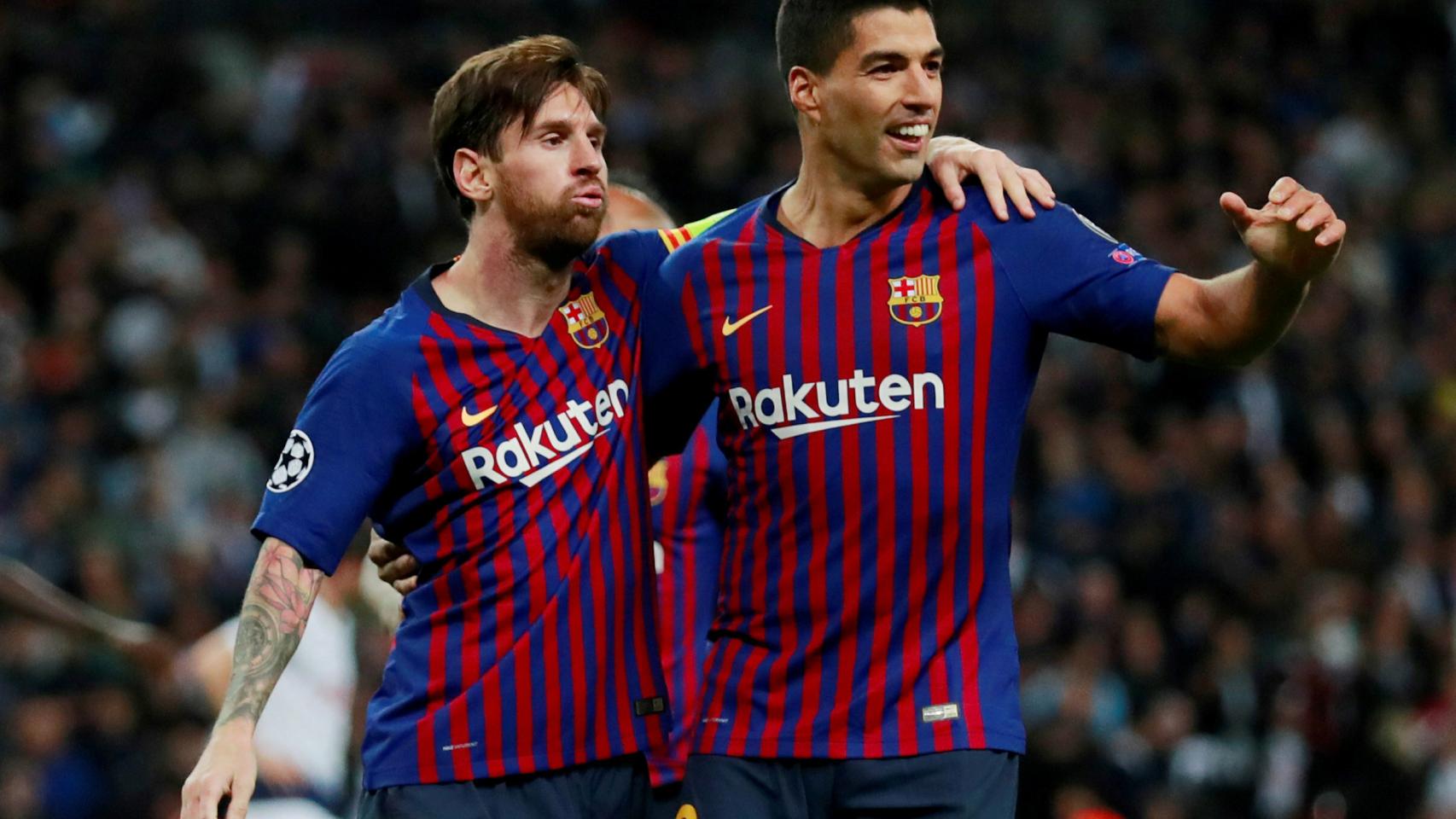 Messi y Luis Suárez