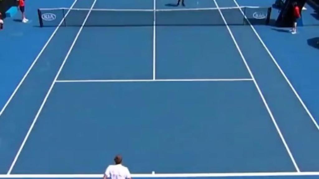 El espectacular punto de Evans en el Open de Australia