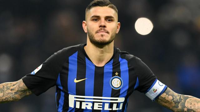 Mauro Icardi, en un partido del Inter de Milán